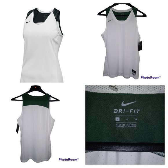 NWT!!! NIKE Dri-Fit Hyper Elite Jersey Athletic Tank Top Women's Size L - Picture 1 of 11